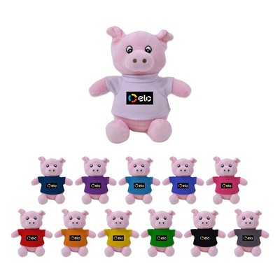 6" Eco Mini Me Parker Pig Plush